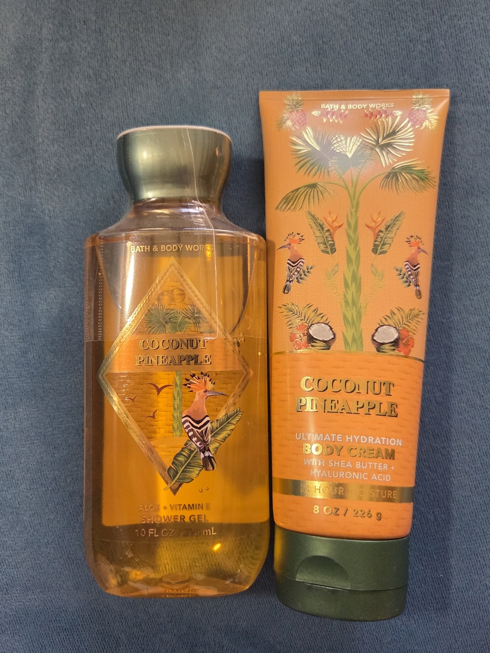 NWT Bath & Body Works Coconut Pineapple Shower Gel & Body Cream